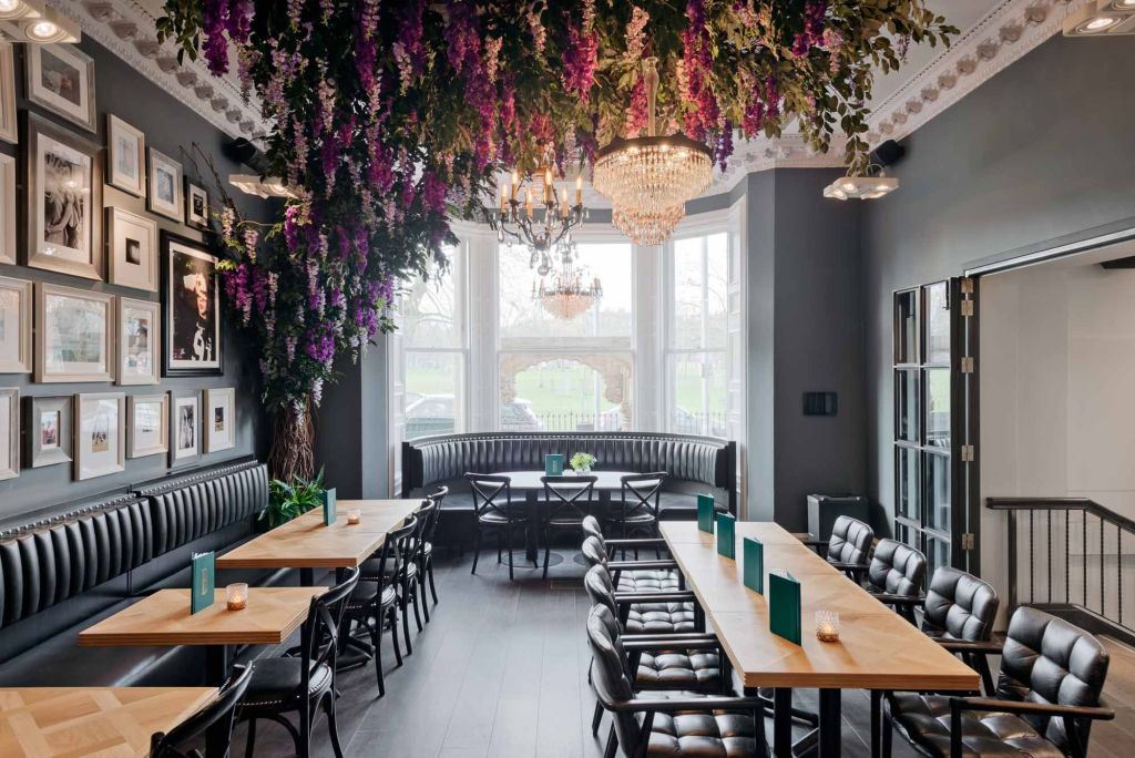 black ivy dining room