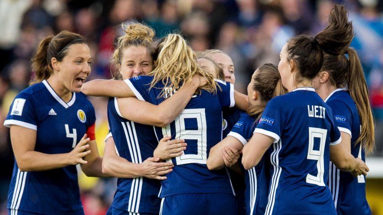 black ivy supports Scotland's women football team