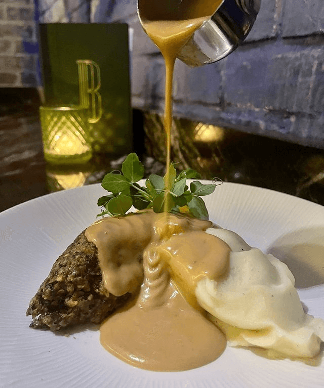 Haggis scottish breakfast