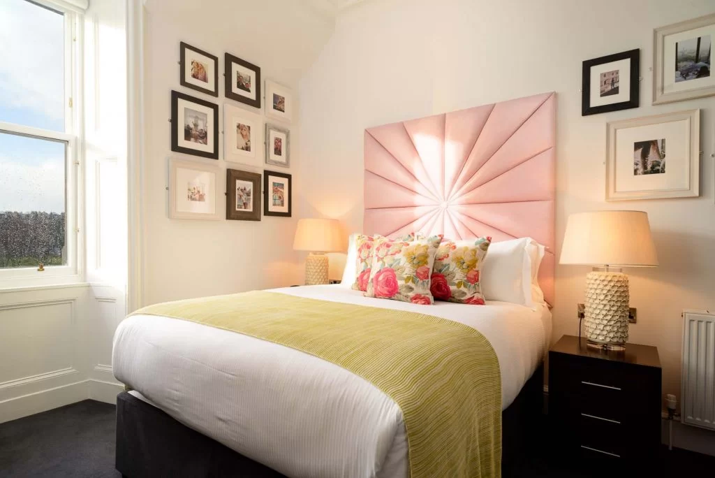 black ivy park view double bedroom